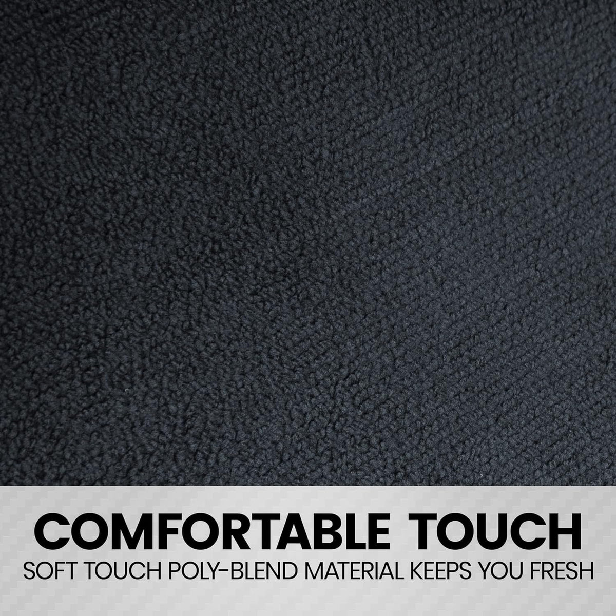 BDK UltraFit Waterpoof Car Seat Towel Cover, Black Trim - Waschbarer Schweißsitz-Protektor, ideal für Fitness-Studio-Surfen-Lauf-Crossfit, passt zu den meisten Auto-LKW Van und SUV (Mehrere Farben)