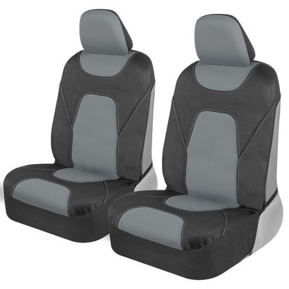MotorTrend 2-Pack AquaShield Wasserdicht Zwei-Tone Neopren-Vordersitzabdeckungen