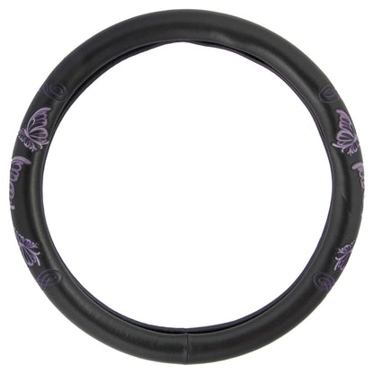 BDK 12-Piece Butterfly Vordersitzbezüge, Rücksitzbezüge, Sicherheitsgurtpads und Lenkradbezüge (Fits 14.5' - 15.5')