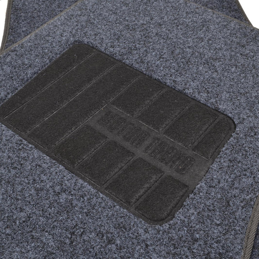 MotorTrend 4-Piece FatRug Premium Teppich Vorderbodenmatten und Hinterbodenmatten mit Fersenpolsterung