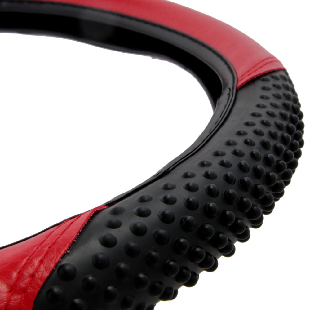 BDK Ergonomic Sport Massage Grip Lenkrad Abdeckung (Fits 14.5' - 15.5')
