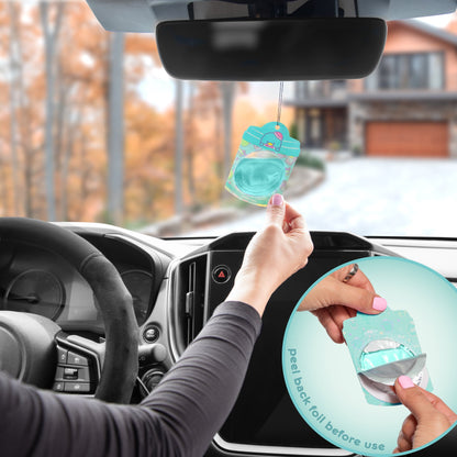 Hello Kitty und Freunde Car Air Freshener (Tuxedosam - Tuxedo Mint) Hängender Gel Area Deodorizer, lang anhaltender Car Scents Air Freshener, niedliches Automotive Sanrio Zubehör Dekor, 2-Pack