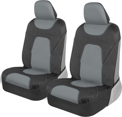 MotorTrend 2-Pack AquaShield Wasserdicht Zwei-Tone Neopren-Vordersitzabdeckungen