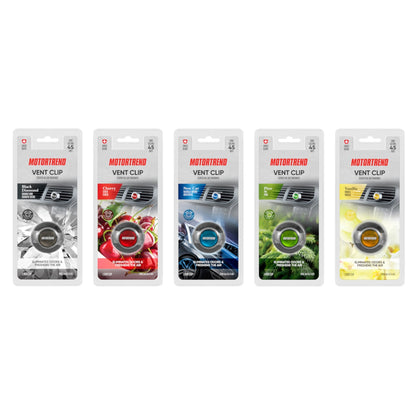Motor Trend AF-301 (2 Count) Car Air Freshener Vent Clip für Car Truck Van SUV, Home & Küche, langanhaltender Geruchsbeseitiger, Duftölduft-Diffusor - Duft Black Diamond, 2 Count