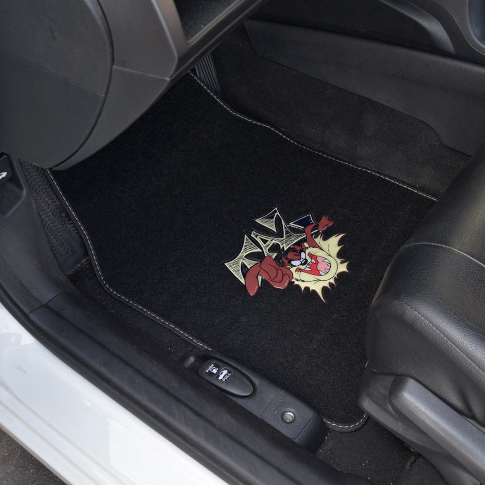 Warner Bros Looney Tunes 4-Stück Tazmanian Devil Front Floor Mats und Rear Floor Mats