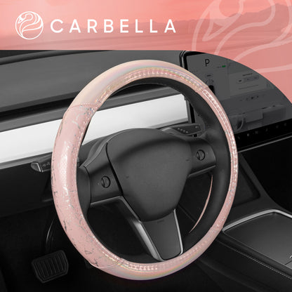 Carbella Holo Crackle Lenkradabdeckung (Fits 14.5' - 15.5')
