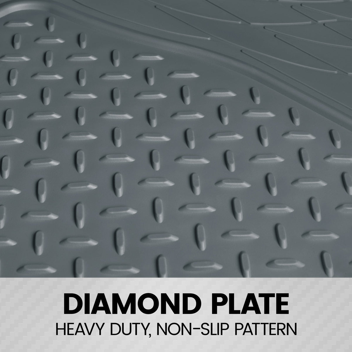 BDK Trunk / Cargo Rubber Liner - Heavy Duty, All Weather, Trim to Fit (53.8 'x 43.2')