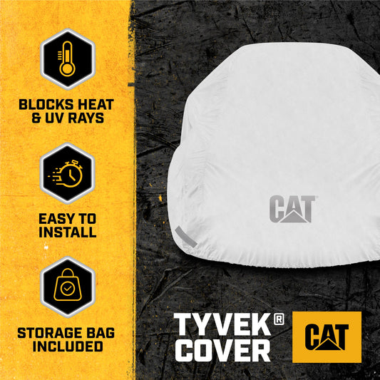 CAT Ultimate Tyvek Fahrzeugabdeckung für Autos, SUVs, LKW, Vans - All Weather, Breathable S (157' x 80' x 69')