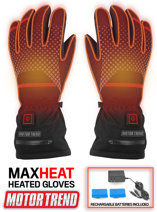 Motor Trend Max-Heat Heat Handschuhe - wiederaufladbare Handwärmer mit 3 Temperatureinstellungen und Wärmedämmtechnologie