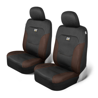 Cat® FlexfitTM Autositzabdeckungen für Pkw-LKW und SUVs (Set von 2) - Autositzabdeckungen für Vordersitze, LKW-Sitzprotektoren, Auto-Innenraumabdeckungen