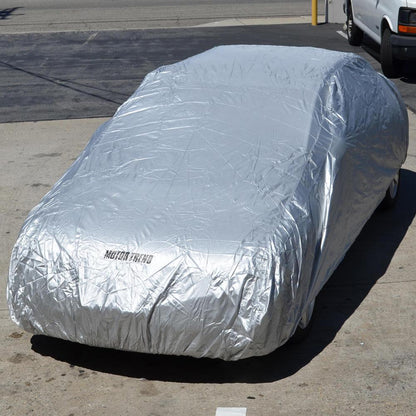MotorTrend Single Poly All Weather Wasserdichte Fahrzeugabdeckung für Autos, SUVs, LKWs, Vans