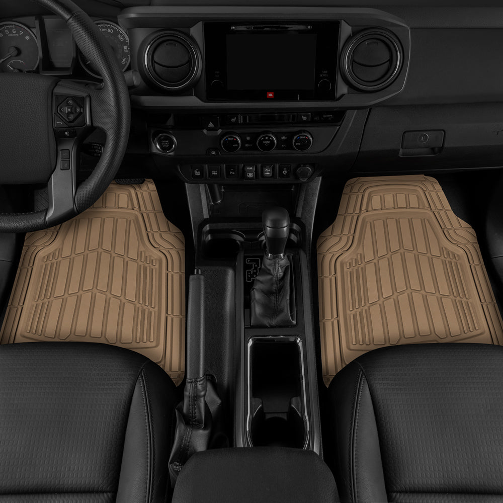 CAT 4-Piece ToughRide Gummi Vorderbodenmatten und Hinterbodenmatten - Heavy Duty, All Weather, Trimmen Sie, um zu passen