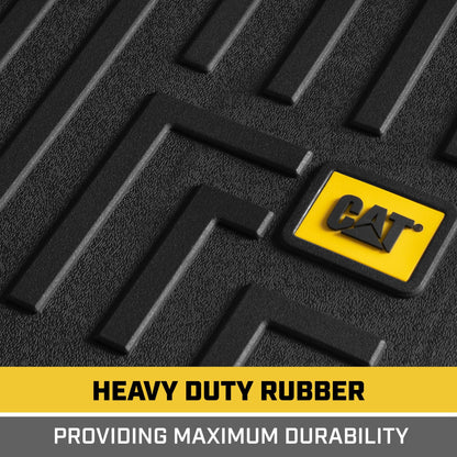 CAT 3-Piece Contour Custom Fit Front Floor Liners und Rear Trunk / Cargo Liner für Ford F-150 SuperCrew Cab (2015 - 2022)