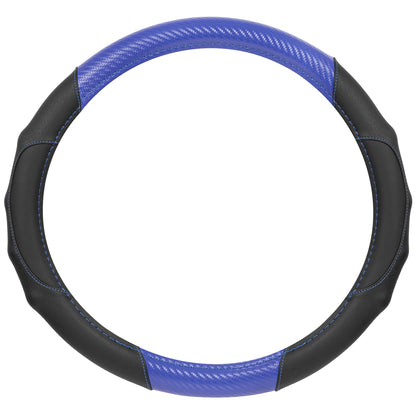 MotorTrend GripDrive Carbonfaser weben Ergonomic Grip Lenkrad Abdeckung (Fits 14.5' - 15.5')