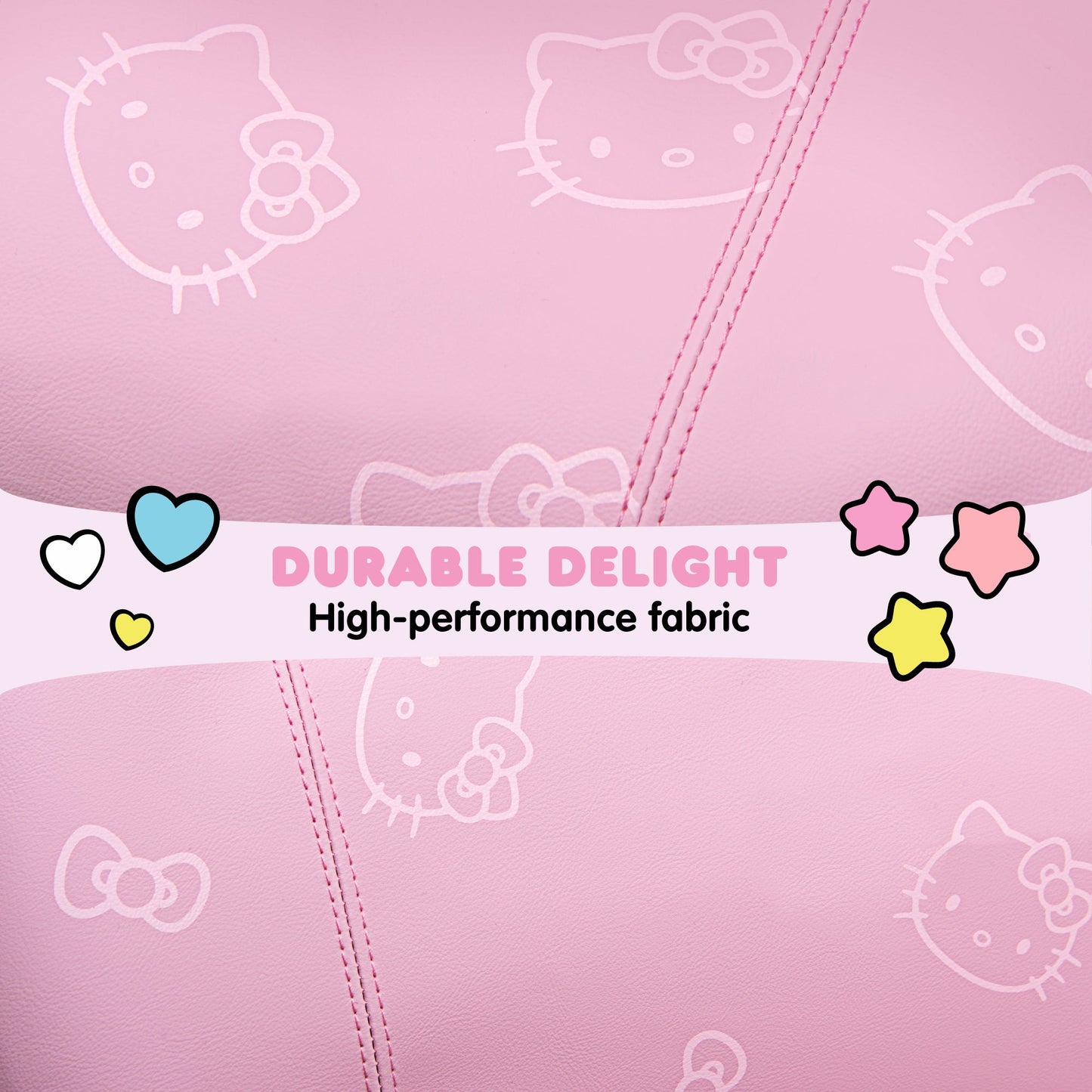 Hello Kitty Car Seat Covers - Süße Pink Seat Covers, Autozubehör Geschenk Hello Kitty Zubehör 2pc Pink Car Seat Covers