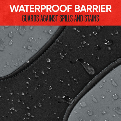 MotorTrend 2-Pack AquaShield Wasserdicht Zwei-Tone Neopren-Vordersitzabdeckungen