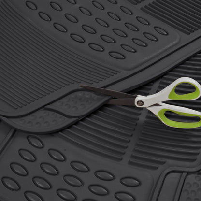 BDK 4-Piece Cushioned Grip Pad Vorderbodenmatten und hintere Bodenmatten - Heavy Duty, All Weather, Trimmen Sie, um zu passen