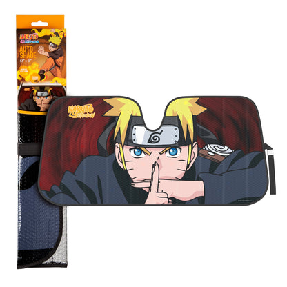 Naruto Shippuden Offiziell lizenzierte Windschutzscheibe Sonnenschutz - Car Sun Shade passt die meisten Autos, LKWs, SUV, & Van - Akatsuki Naruto Merch & Anime Zubehör für Autos - Sunshade Auto Windschutzscheibe - 57 'x 27'