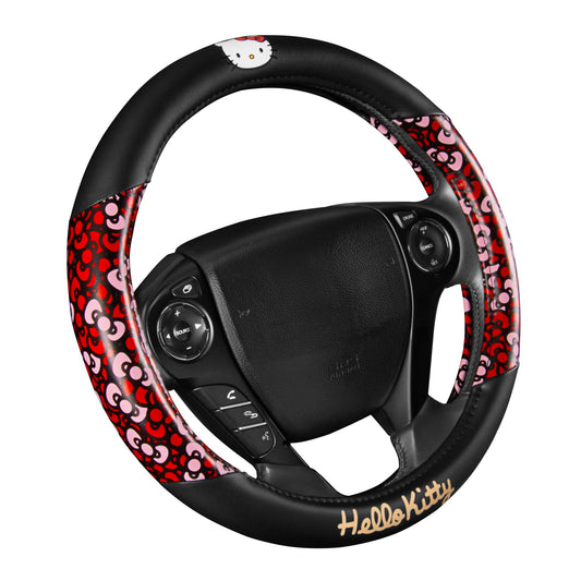 Carbella Sanrio Hello Kitty Bows Lenkradabdeckung (Fits 14.5' - 15')