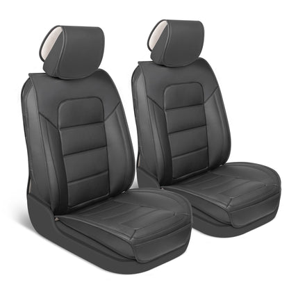 MotorBox 2-Pack Classic Edition Premium Faux Leather Perforated Cushion Vordersitzbezüge