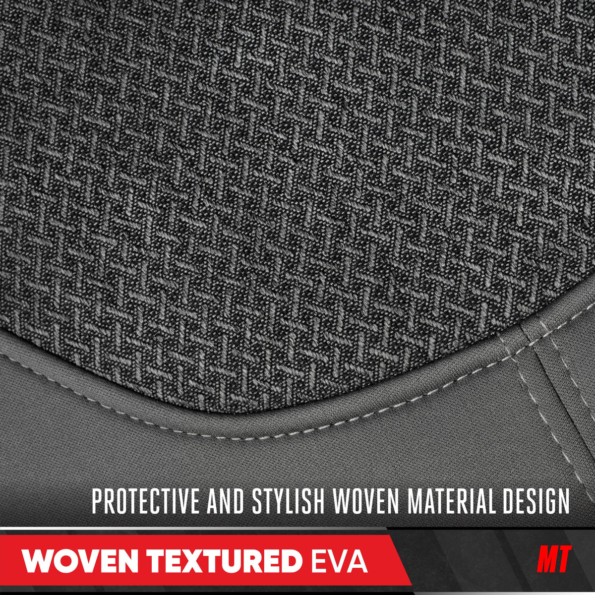 Motor Trend Kohle grau Autositz Abdeckungen Set - 2 Vordersitze - Spill-Proof Neopren CarSeat Cover Protector für Autos - Automotive Interior Car Zubehör für SUV & Kleine LKW - Semi Universal Fit