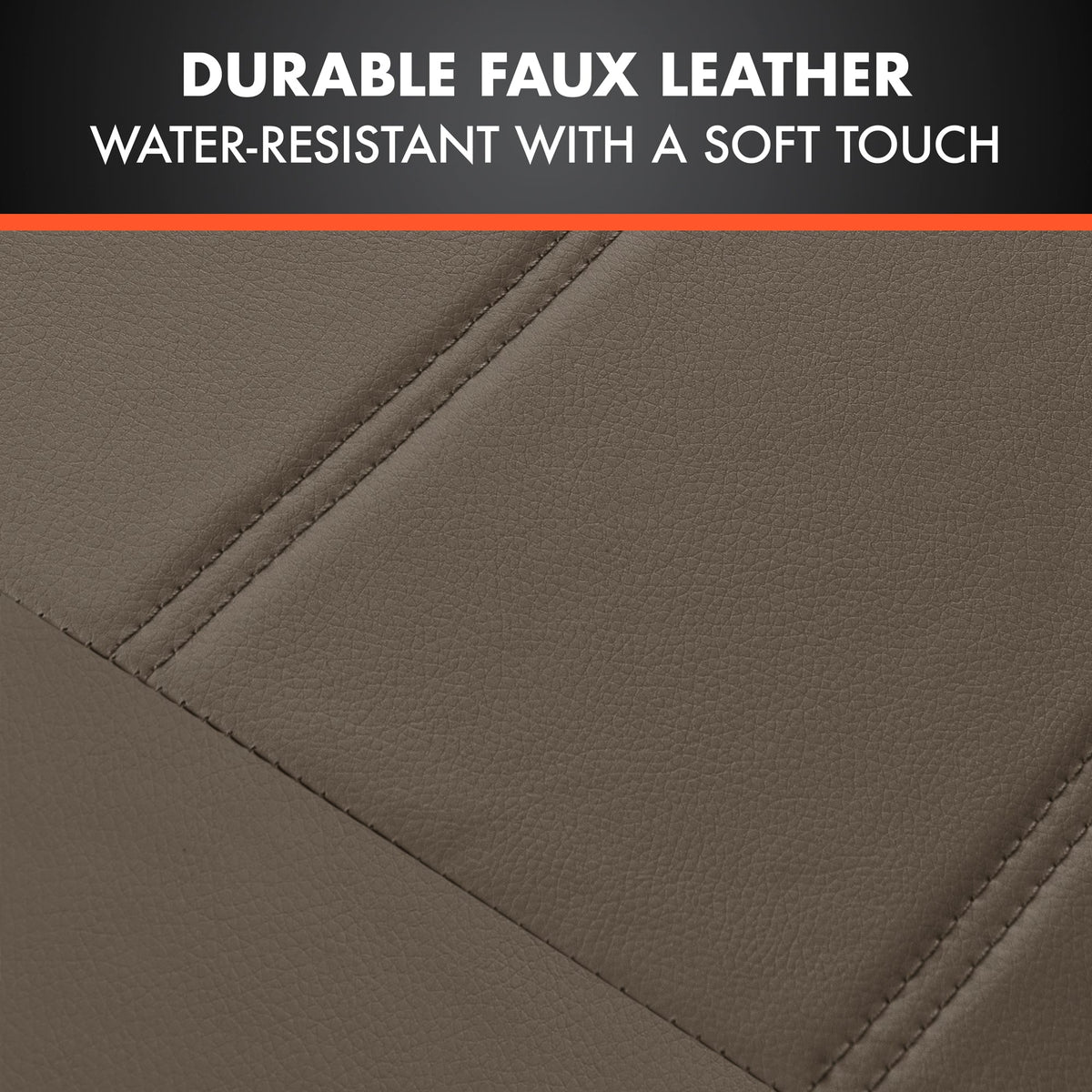 BDK 9-Piece Premium Faux Leder Vordersitze und Rücksitze