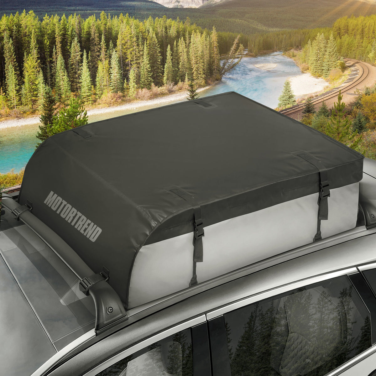 MotorTrend Dach Cargo Carrier Bag - Heavy Duty, Wasser-Proof (48' x 31' x 17')