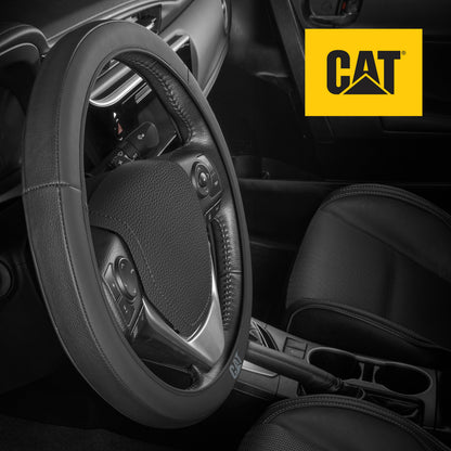 CAT EasyWrap Faux Leather Steering Wheel Abdeckung (Fits 14.5' - 15.5')