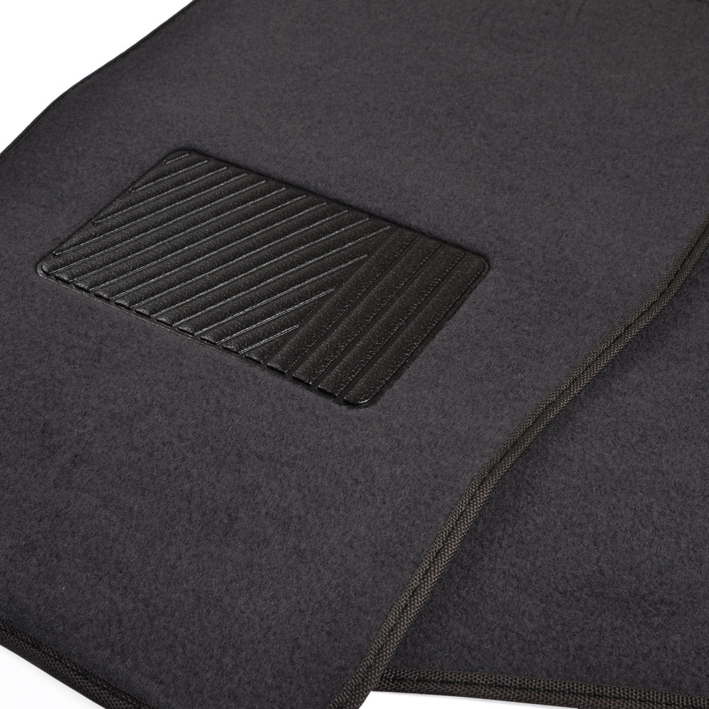 MotorTrend 4-Piece Premium Inter-Lock Backing Teppich Vorderbodenmatten und Hinterbodenmatten