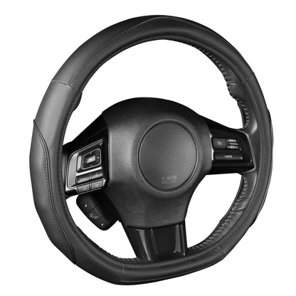 MotorTrend Stealth D-förmige Lenkradabdeckung (Fits 14.5' - 15.5')