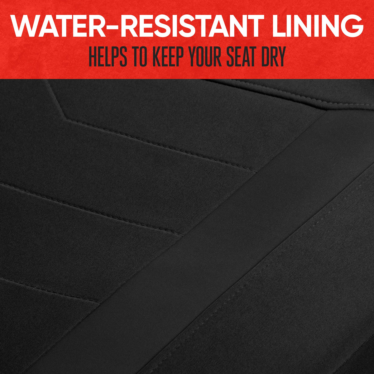MotorTrend 2-Pack SpillGuard Wasserdichte Neopren-Vordersitzabdeckungen