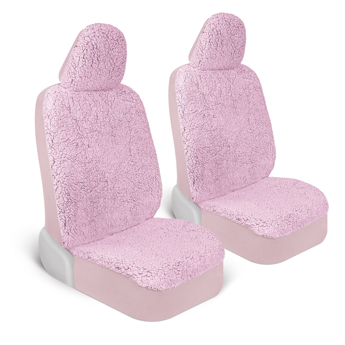 Carbella 2-Pack Plüsch Sherpa Fleece Vordersitzbezüge