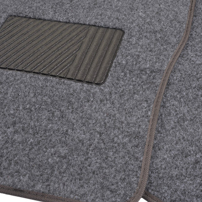 MotorTrend 4-Piece Premium Inter-Lock Backing Teppich Vorderbodenmatten und Hinterbodenmatten