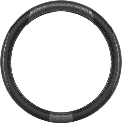 MotorTrend GripTech Perforiertes Muster Sport Grip Lenkrad Abdeckung (Fits 14.5' - 15.5')
