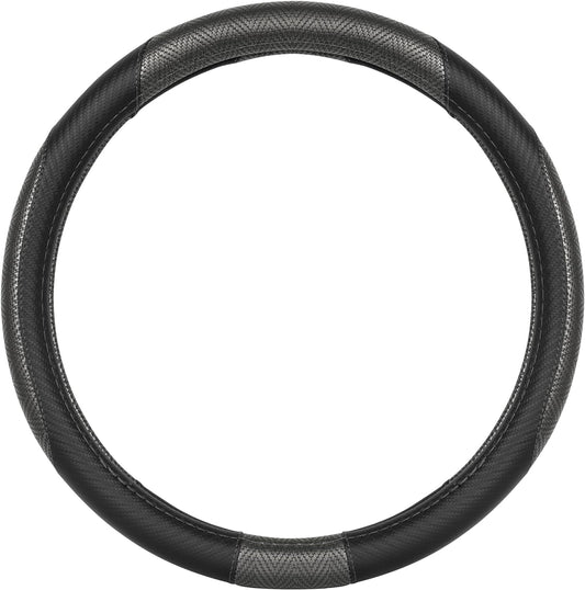 MotorTrend GripTech Perforiertes Muster Sport Grip Lenkrad Abdeckung (Fits 14.5' - 15.5')