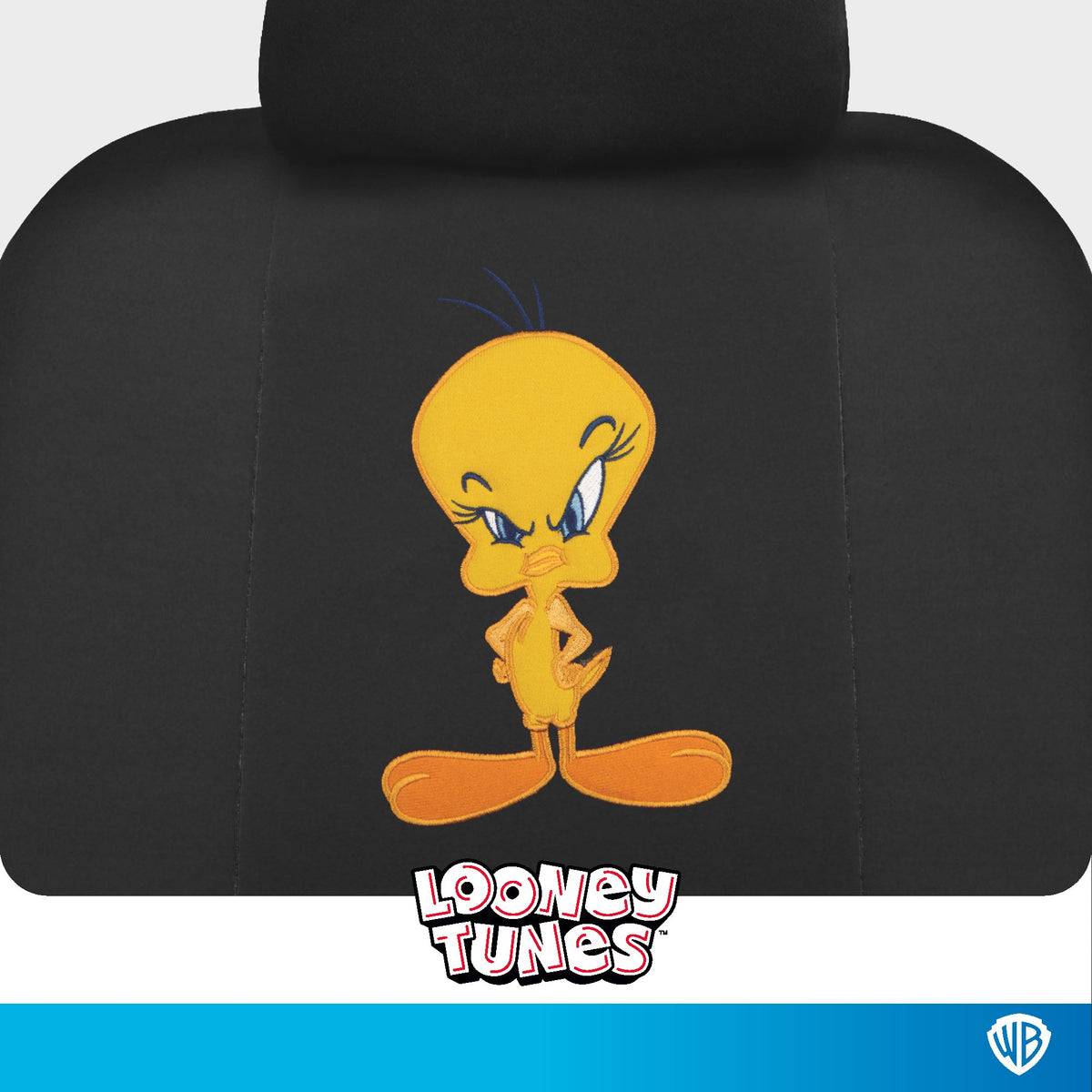 Warner Bros Looney Tunes 9-Piece Tweety Bird Vordersitz- und Rücksitzabdeckungen