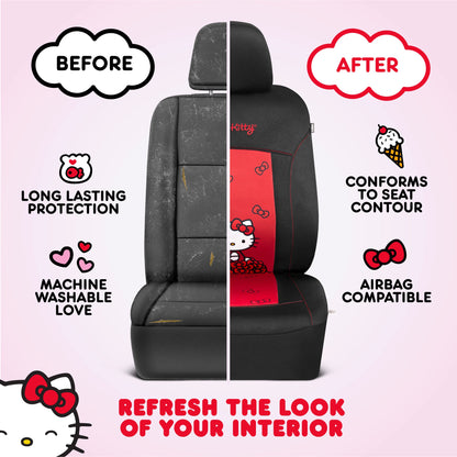 Carbella Offizielle Hello Kitty 2-Pack Vordersitz Abdeckungen