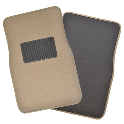 MotorTrend 4-Piece Premium Inter-Lock Backing Teppich Vorderbodenmatten und Hinterbodenmatten