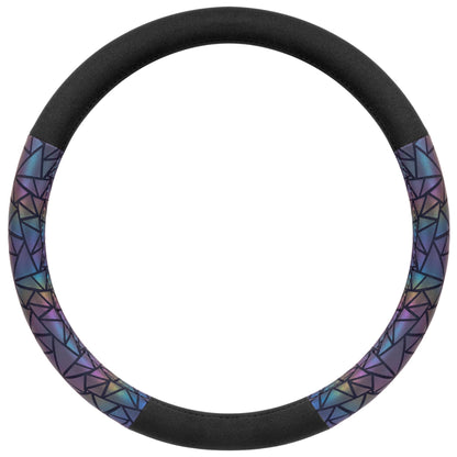 BDK Geometrische Prismen Sparkle Lenkradabdeckung (Fits 14.5' - 15.5')