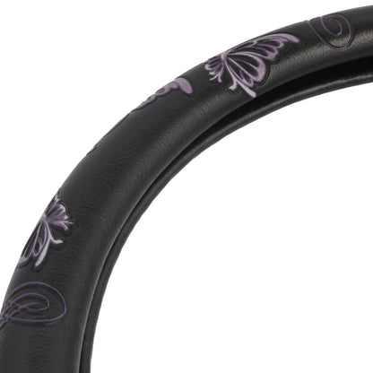 BDK 12-Piece Butterfly Vordersitzbezüge, Rücksitzbezüge, Sicherheitsgurtpads und Lenkradbezüge (Fits 14.5' - 15.5')