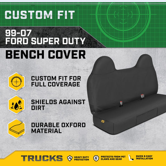 CAT Custom Fit Oxford Vordersitzbezug mit Gebrauchstaschen für Ford F-250/F-350/F-450/F-550 (1999 - 2007)