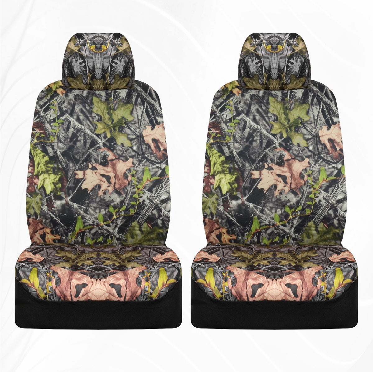 BDK 9-Piece Forest Floor Camo Vordersitz- und Rücksitzabdeckungen