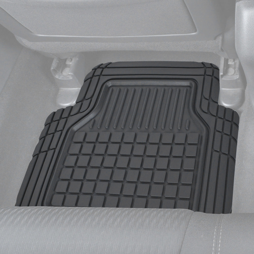 MotorTrend 4-Piece FlexTough Deep Dish Hybrid Groove Vorderbodenmatten und Hinterbodenmatten - Heavy Duty, All Weather, Trimmen Sie, um zu passen