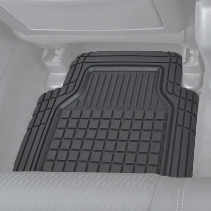 MotorTrend 4-Piece FlexTough Deep Dish Hybrid Groove Vorderbodenmatten und Hinterbodenmatten - Heavy Duty, All Weather, Trimmen Sie, um zu passen