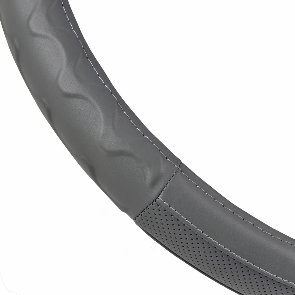 MotorTrend Faux Leder Lenkrad Abdeckung für LKW, Semi-Trucks, Wohnmobile, Big Rigs, 18 Wheelers (Fits 18')
