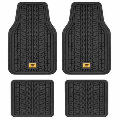 CAT ToughTread 4-Stück-Frontbodenmatten und hintere Bodenmatten - Heavy Duty, All Weather, Trimmable
