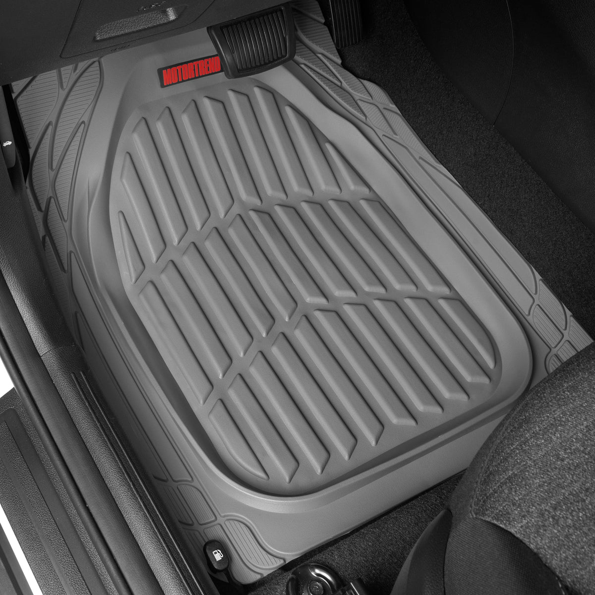 MotorTrend 4-Piece FlexTough Schildkröten Vorderbodenmatten und Hinterbodenmatten