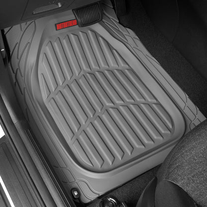 MotorTrend 4-Piece FlexTough Schildkröten Vorderbodenmatten und Hinterbodenmatten