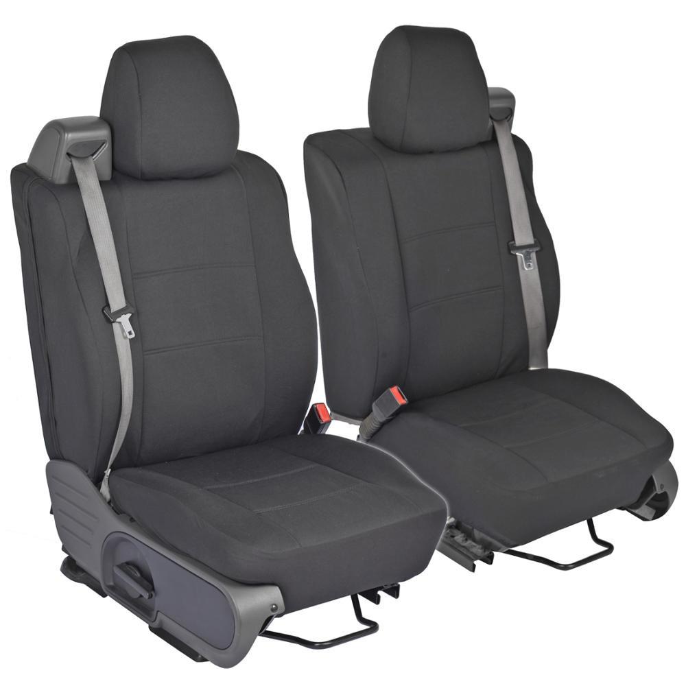 BDK 2-Pack PolyCustom EasyWrap Vordersitz Abdeckungen für Ford F-150 Regular & Extended Cab (2004 - 2008)