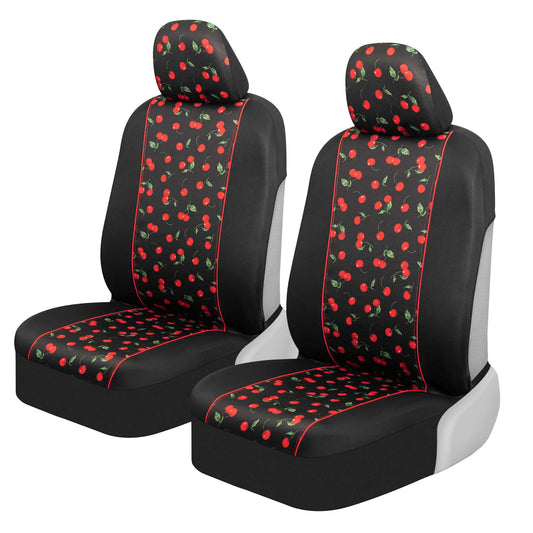 BDK 2-Pack Red Cherries Vordersitzbezüge
